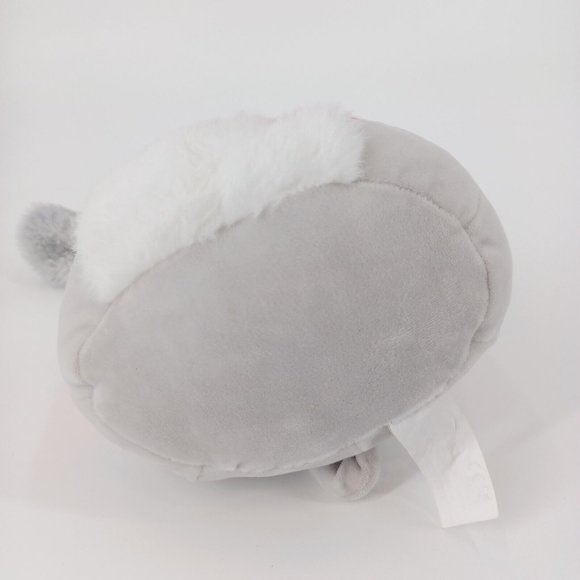 Squishmallow Holiday Ivy The Gray Dog 7.5” With Scarf Kellytoy 2022 Plush Christ - Picture 9 of 12